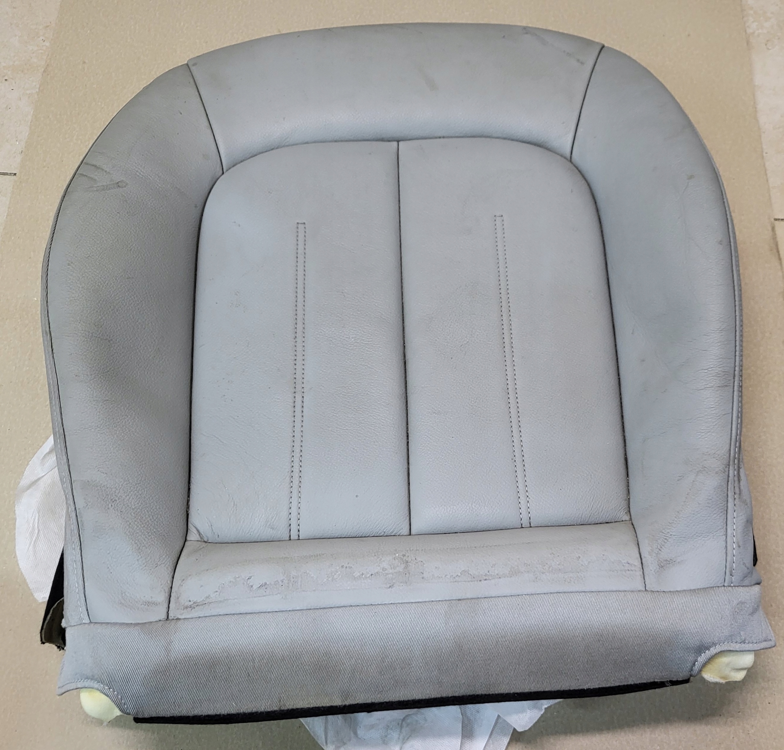 SIEDZISKO seat front right heated AUDI A7 4G8 grey leather TITANGRAU
