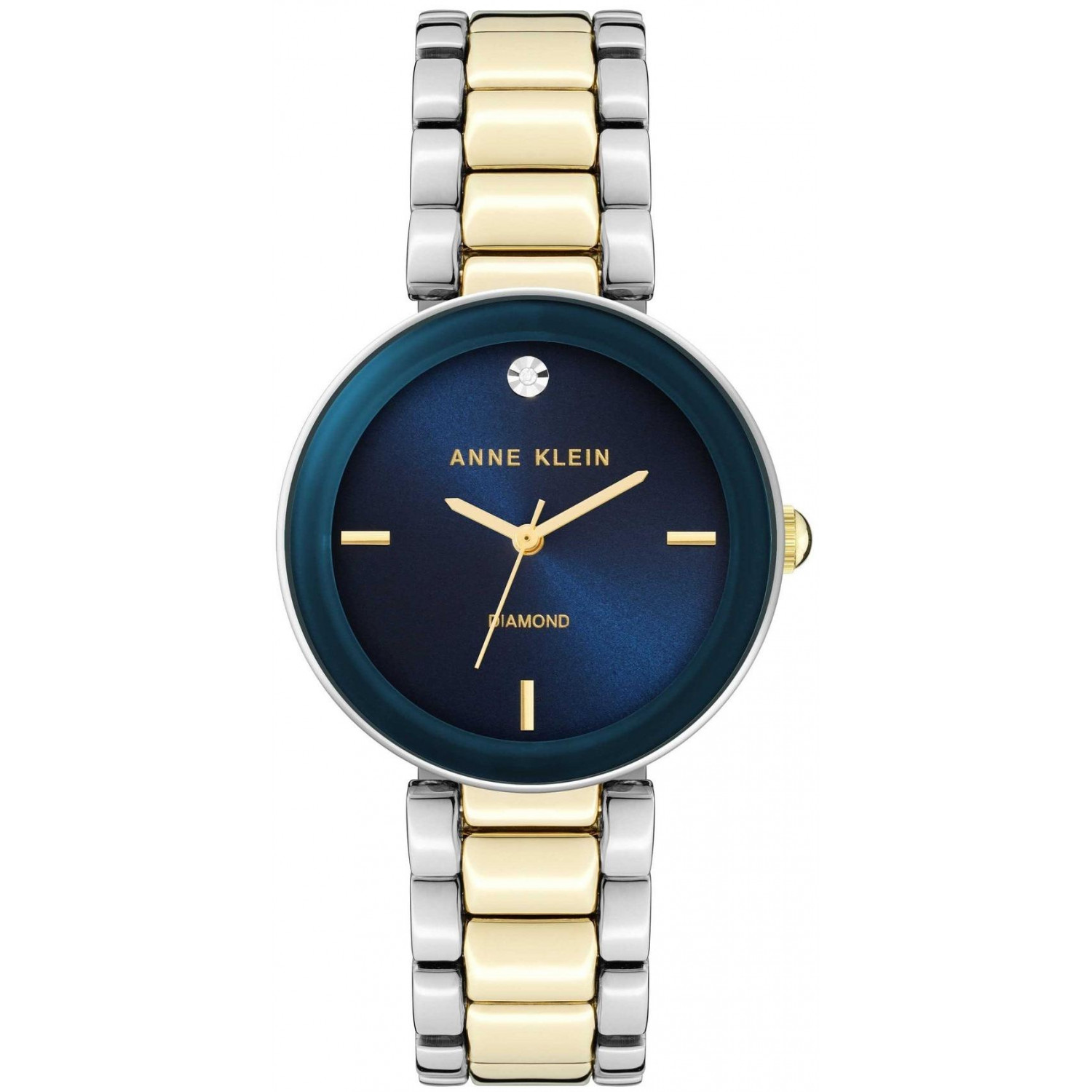Dámské hodinky Anne Klein AK-1363NVTT stříbrné
