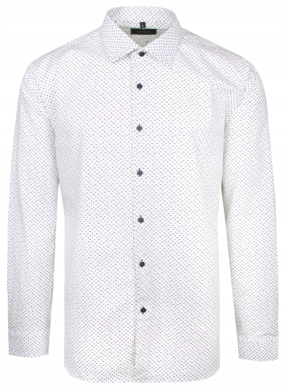 Košile v klasickém střihu, bílá – 48/182-188