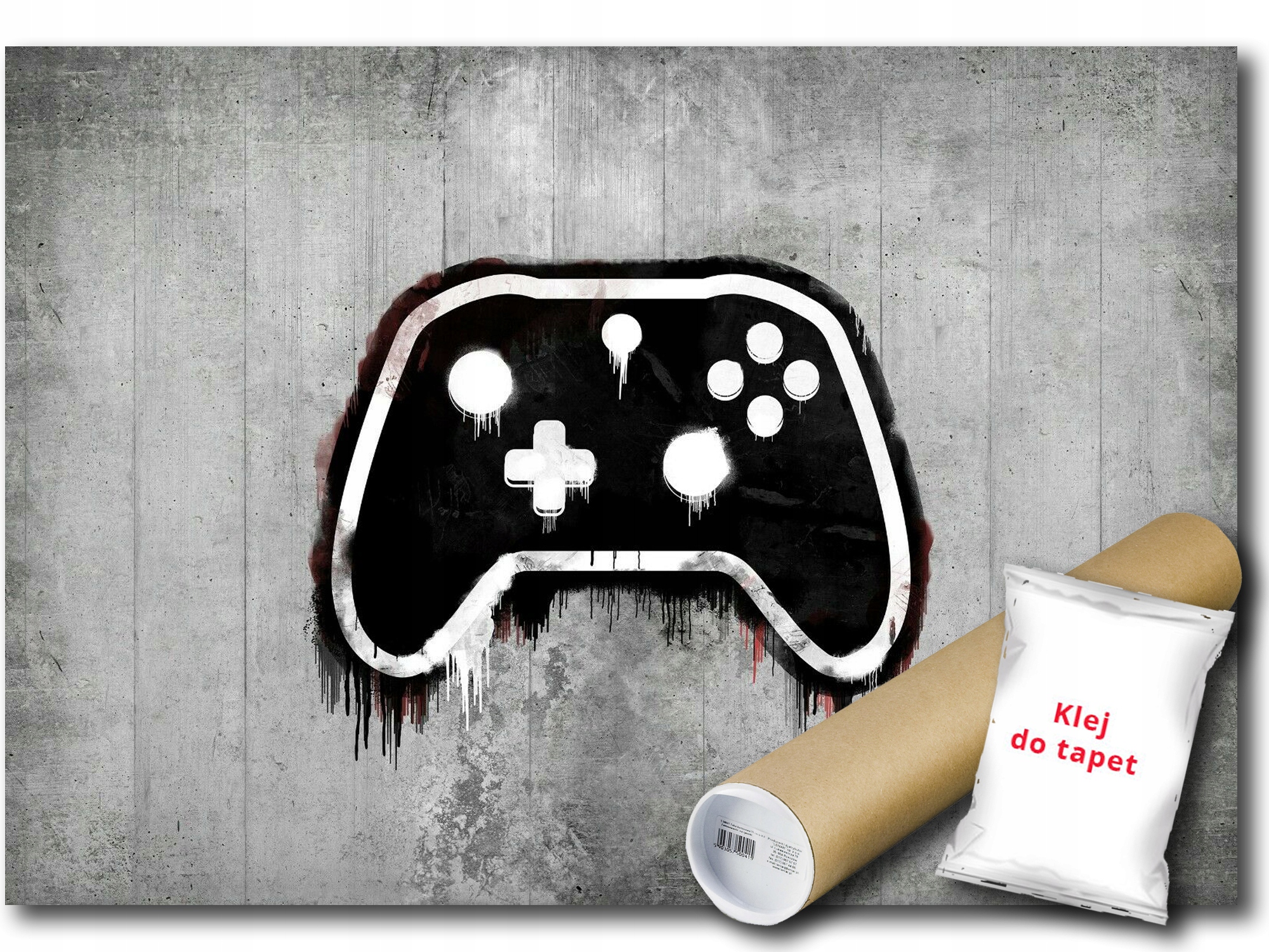 Fototapeta Flizelina Hra Konzola Beton 416x290