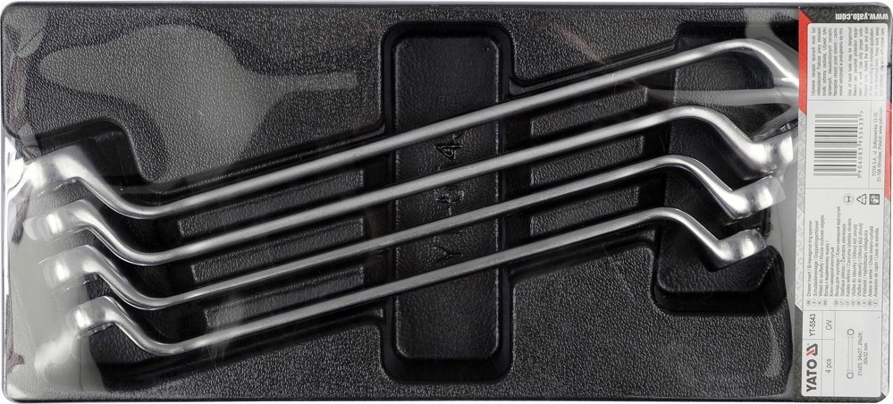 WKŁAD DO SZUFLADY KLUCZE OCZKOWE ODGIĘTE 21- 32MM