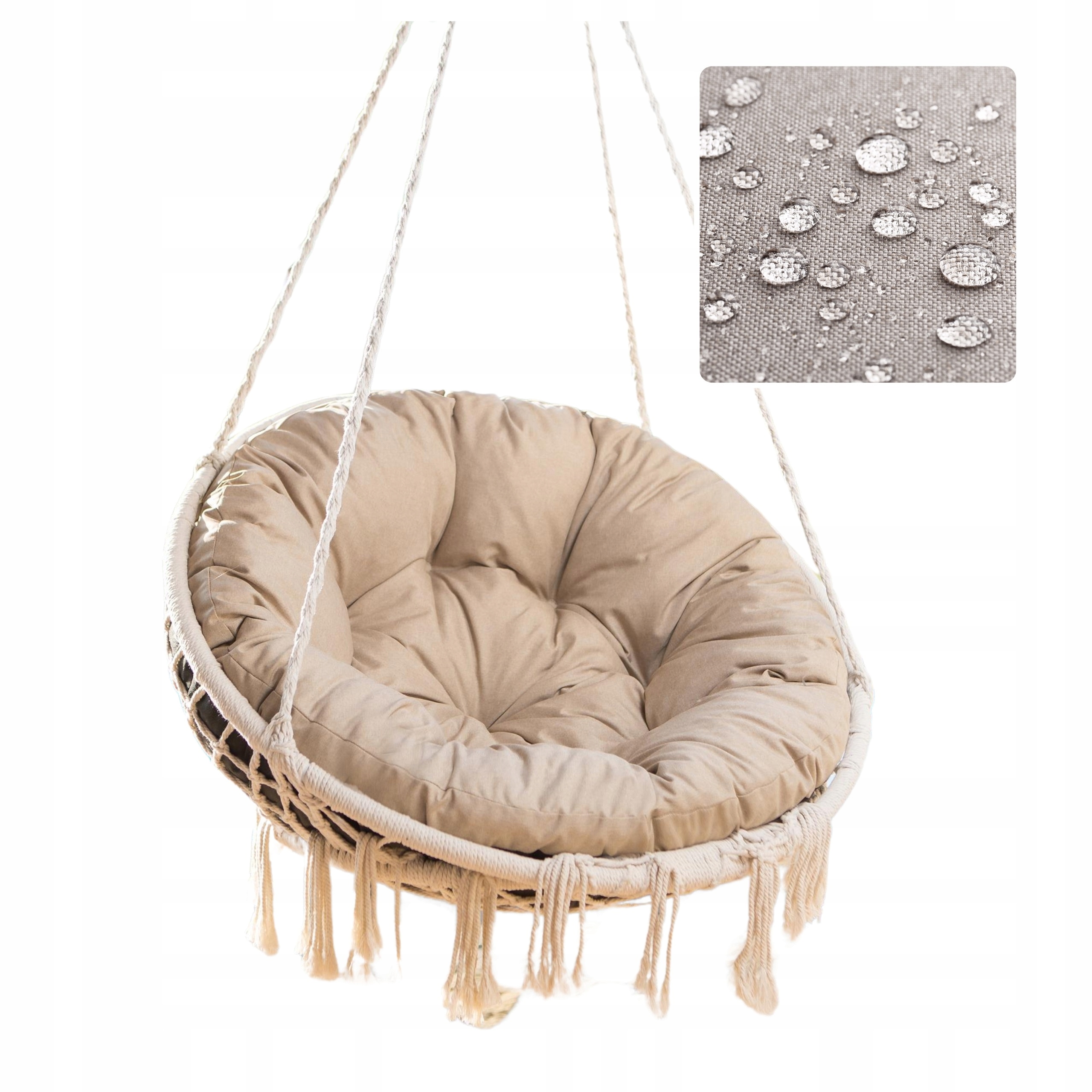 Poduszka na Bocianie gniazdo huśtawkę ogrodową fotel wiszący, Duża Poducha