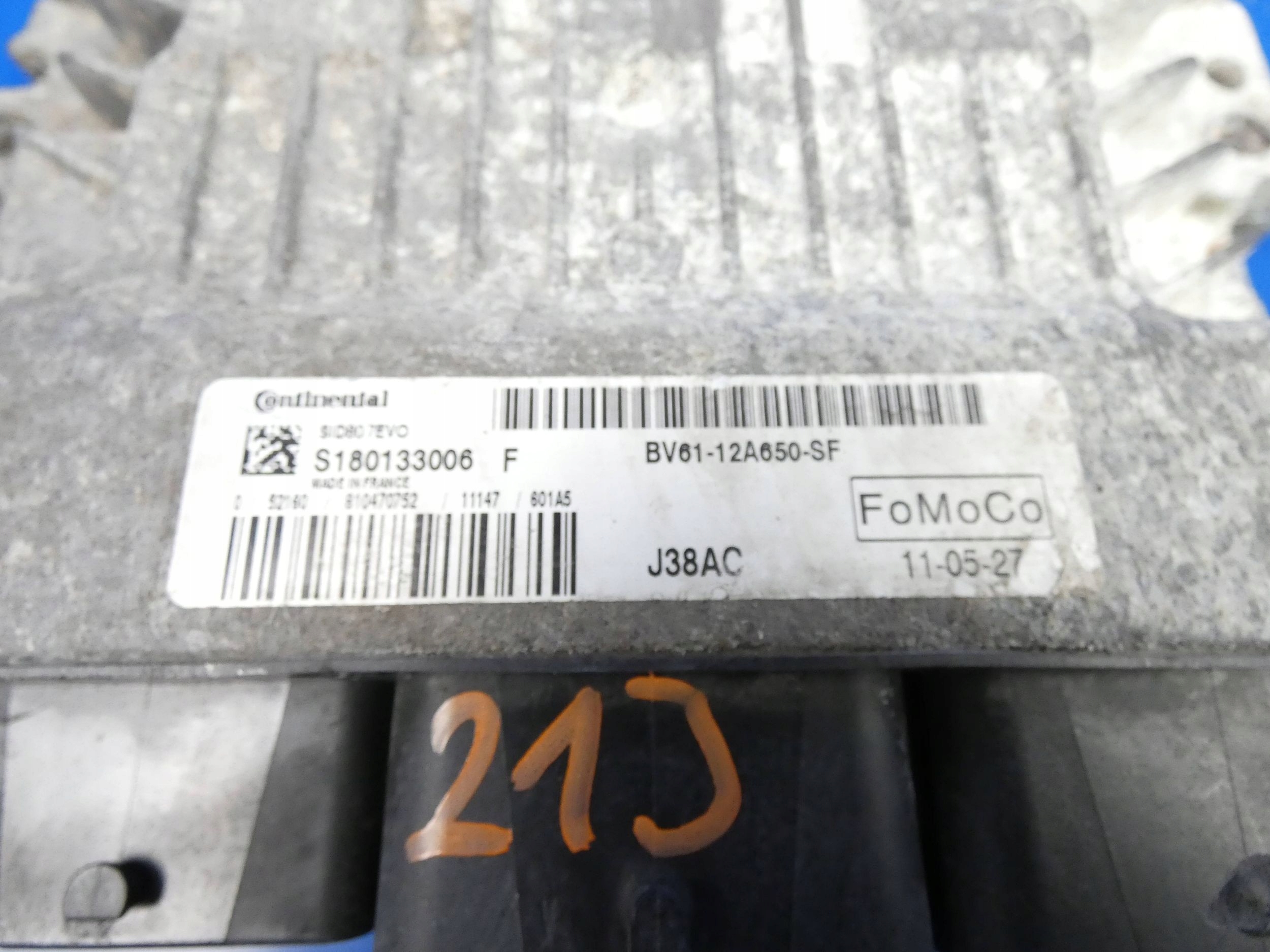 FORD FOCUS MK3 C-MAX 1.6 TDCI control unit computer of the engine