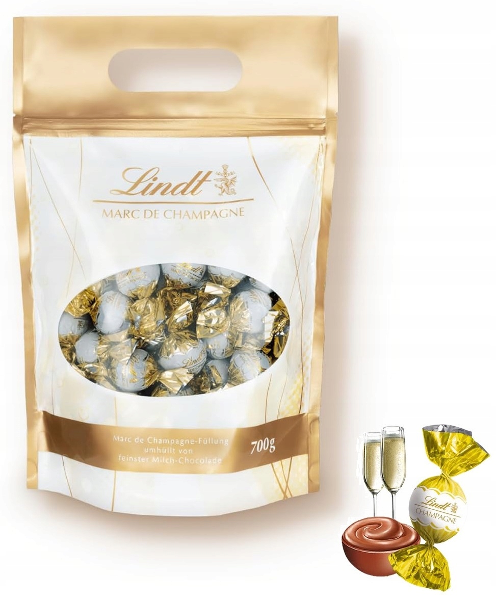 Lindt Čokoládové kuličky šampaňského Marc de Champagne 700 g