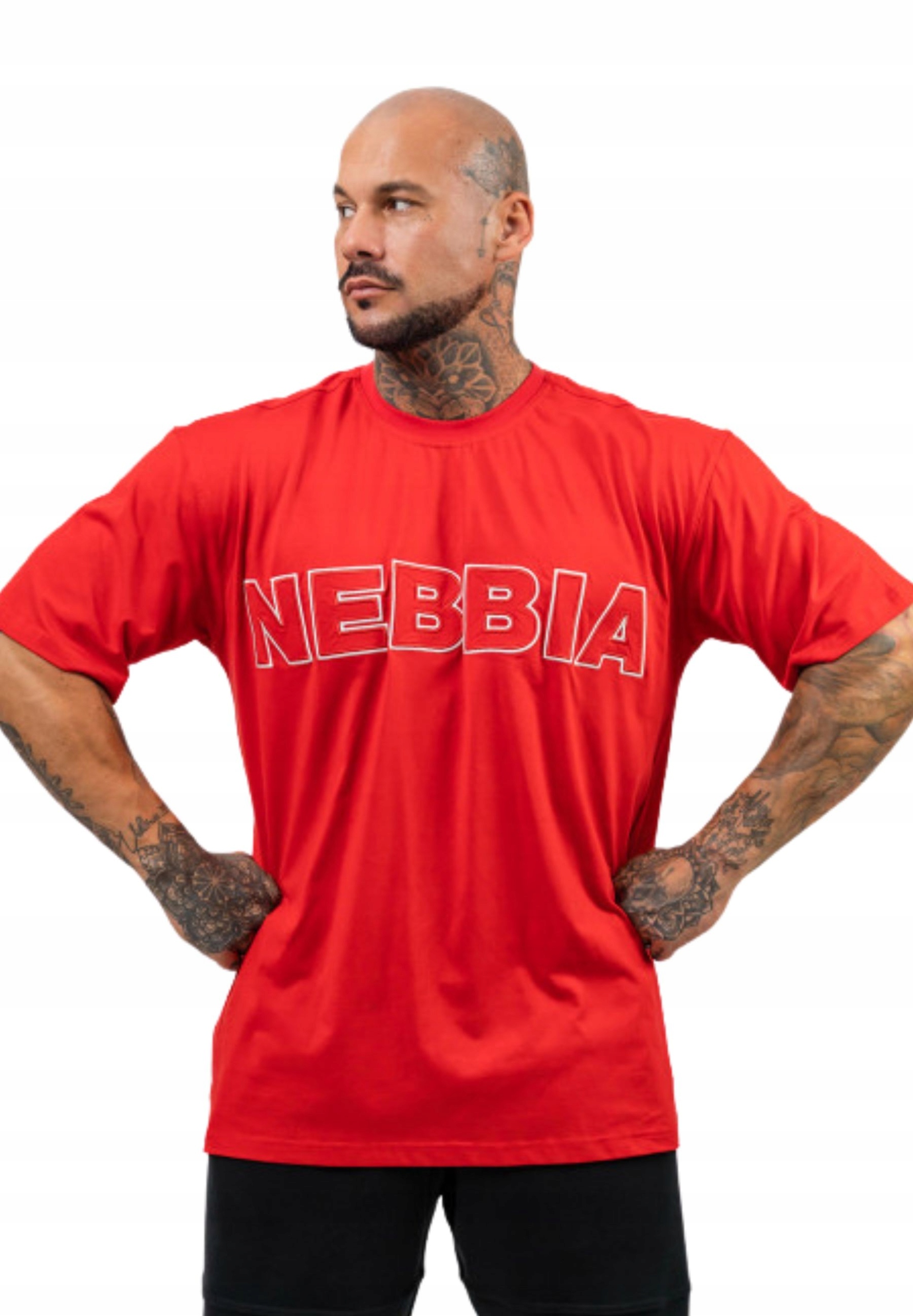 Koszulka Męska Luźna Na Siłownie T-shirt Treningowy Nebbia Mr.olympia