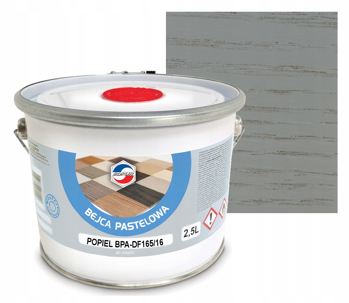 Bejca pastelowa Sopur BPA-DF165/16 popiel 2,5L