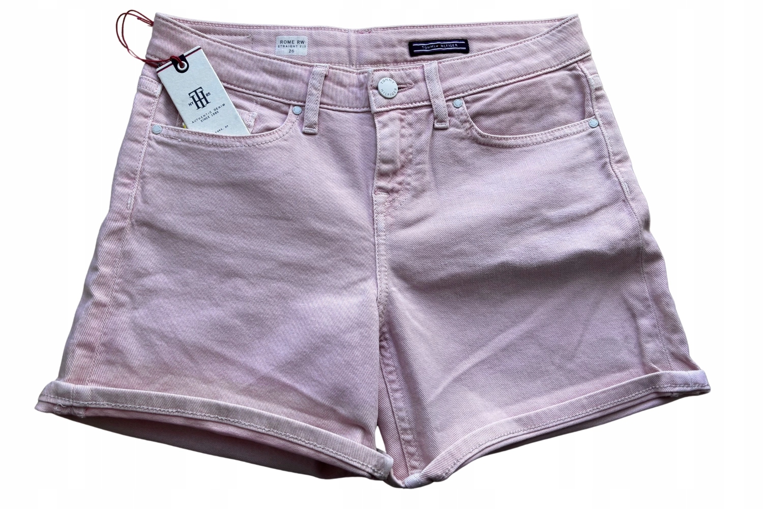 Kraťasy kraťasy Tommy Hilfiger Rome Susie šortky růžové bavlněné vel. W26