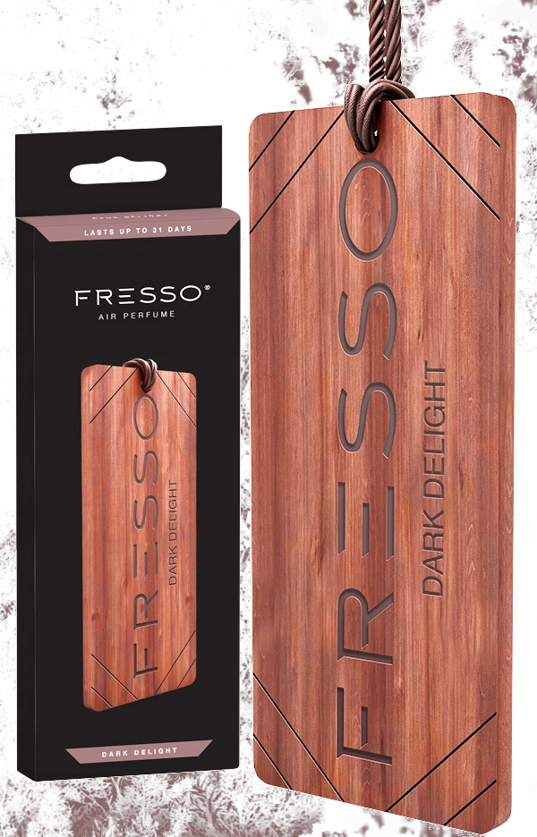 

Fresso Dark Delight drewniana zawieszka zapachowa