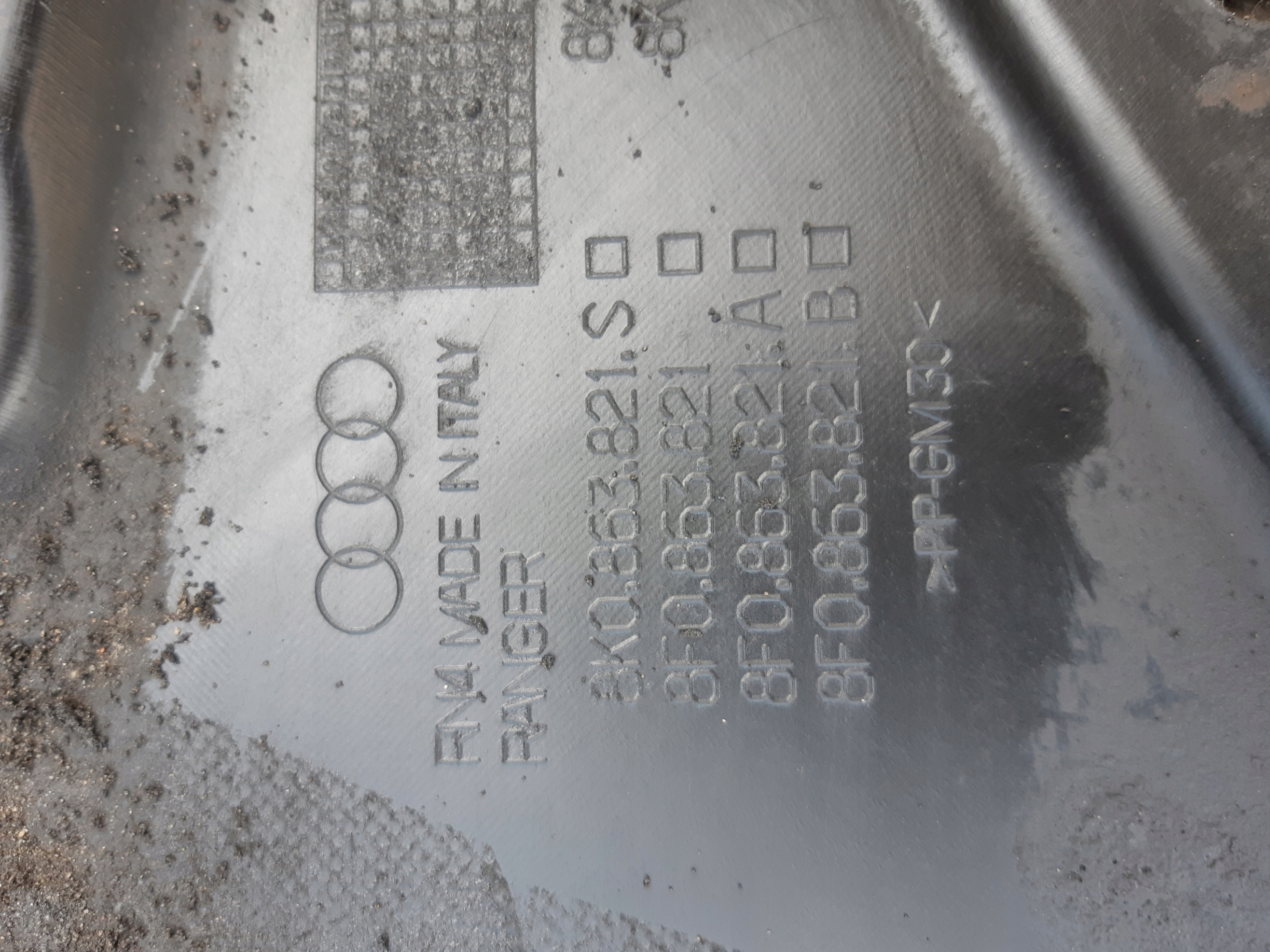 AUDI A5 8T A4 B8 cover cover below engine 8K0863821S