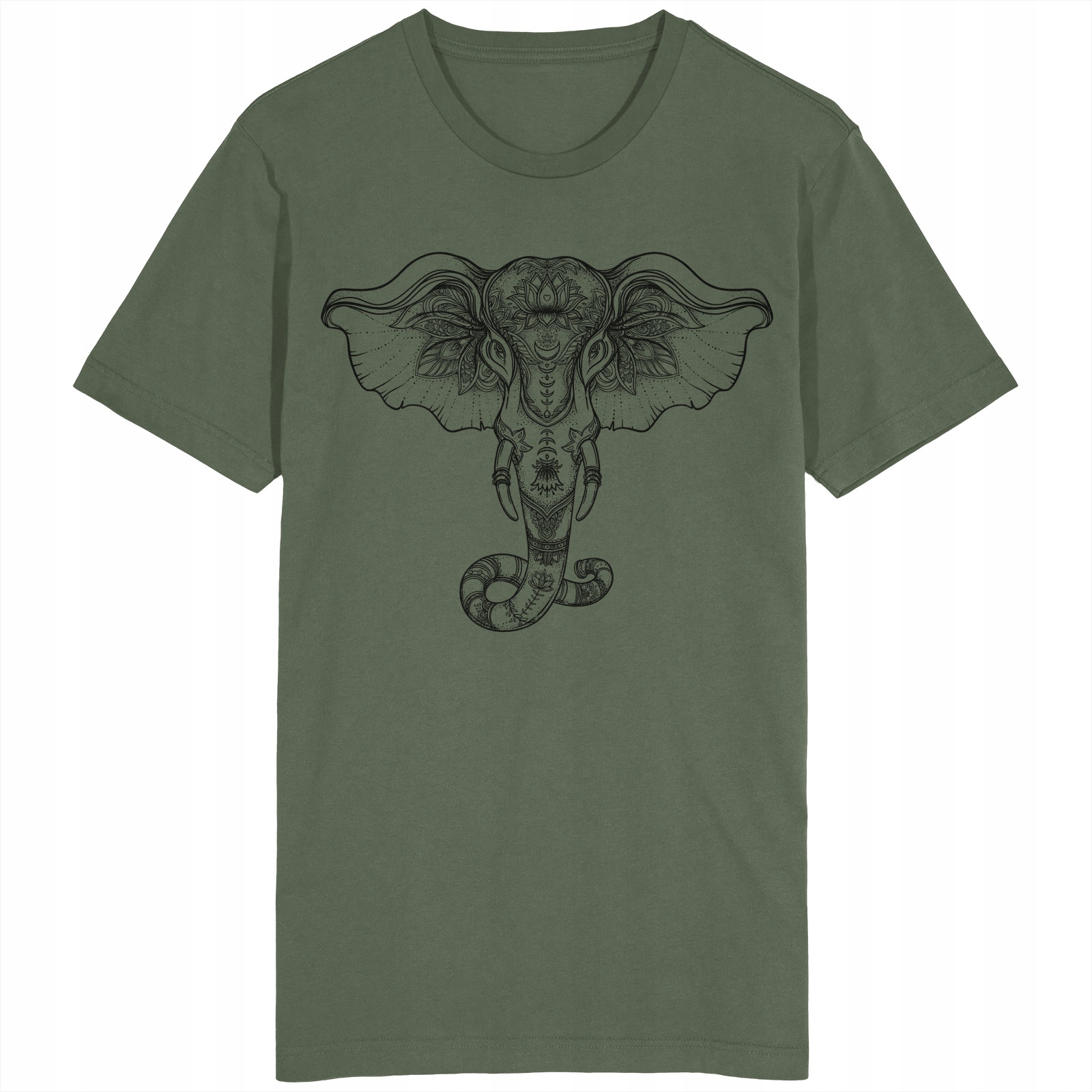 

Słoń Indyjski Koszulka Mandala Yoga Medytacja