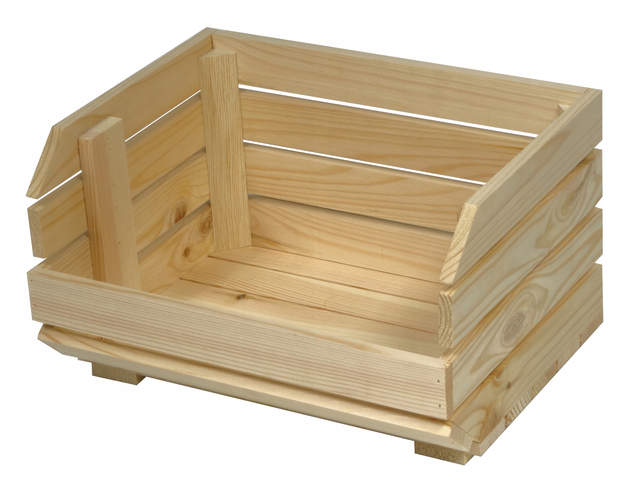 SKRZYNKA DREWNIANA NA WARZYWA OWOCE REGAŁ POJEMNIK Producent GoodFreshDecor