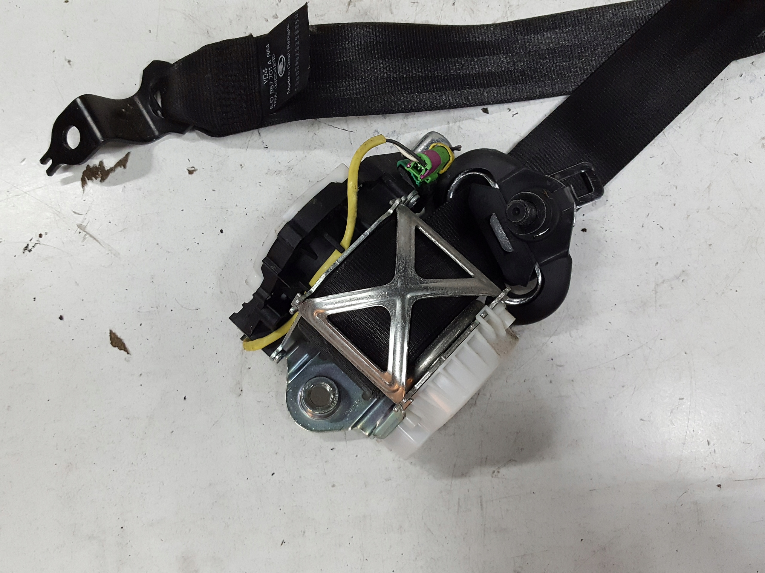 SKODA FABIA 2 II PAS BEZPIECZEŃSTWA LEWY PRZÓD 5D Numer katalogowy części ...