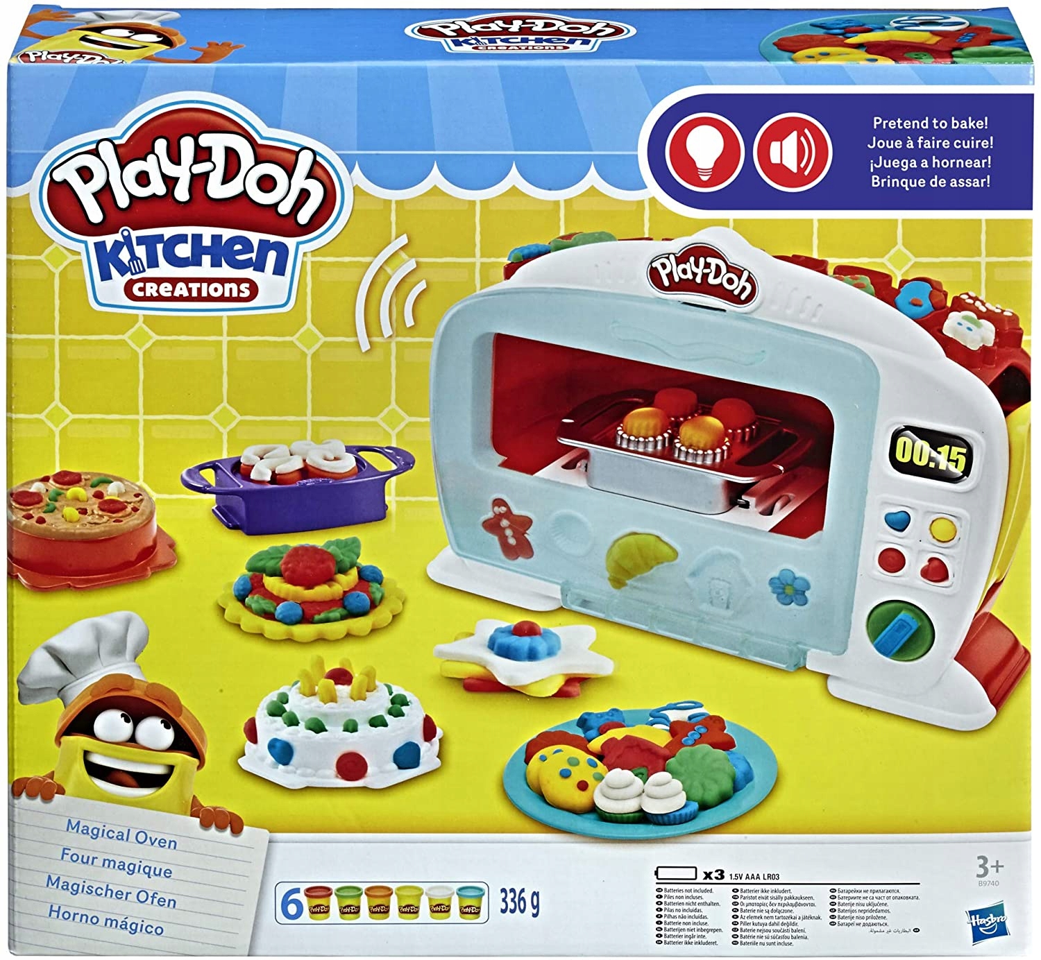 

Hasbro Play Doh Magiczny Piekarnik B9740 zestaw
