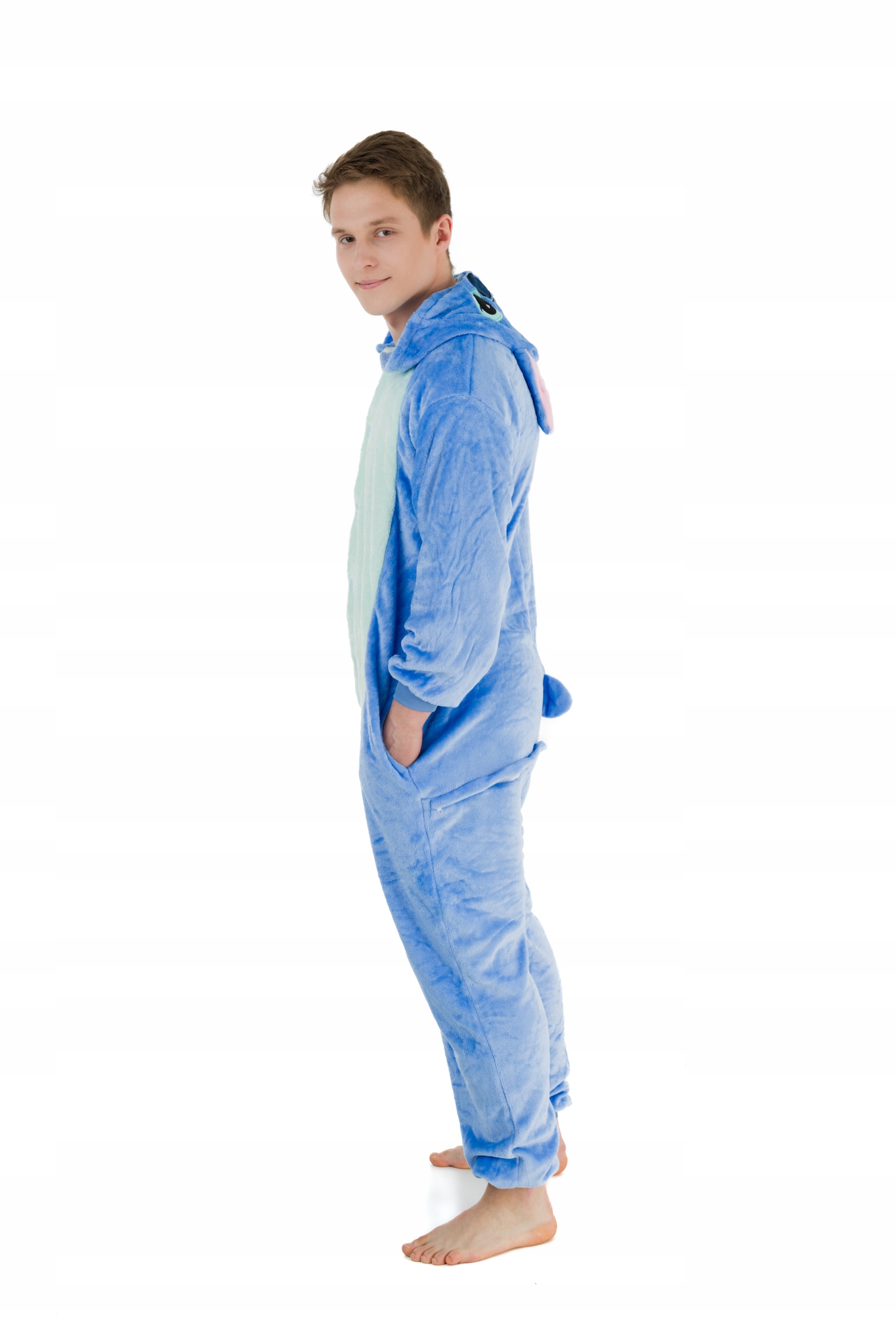 KOMBINEZON ONESIE PIŻAMA DRES STICH rozm. L Rękaw długi rękaw