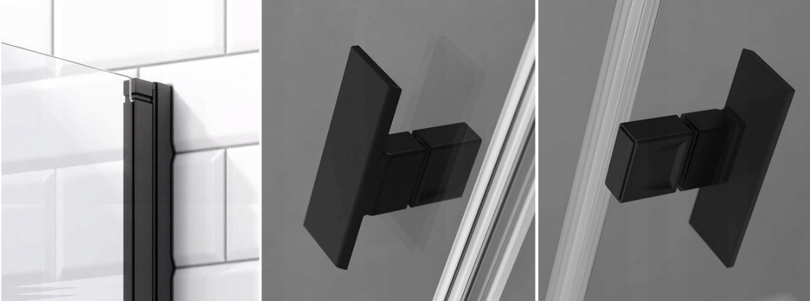 Drzwi prysznicowe Nes DWD II BLACK 170x200 W1 RADAWAY Kod producenta 10037103-54-01 10041067-54-01