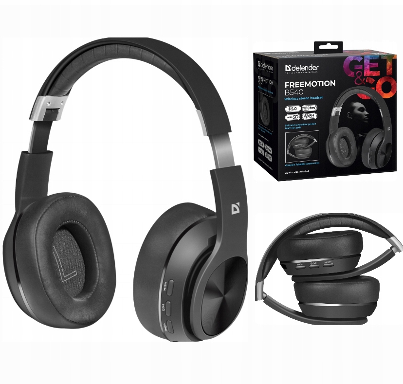 SŁUCHAWKI DEFENDER BLUETOOTH FREEMOTION B540 CZARNE — 20