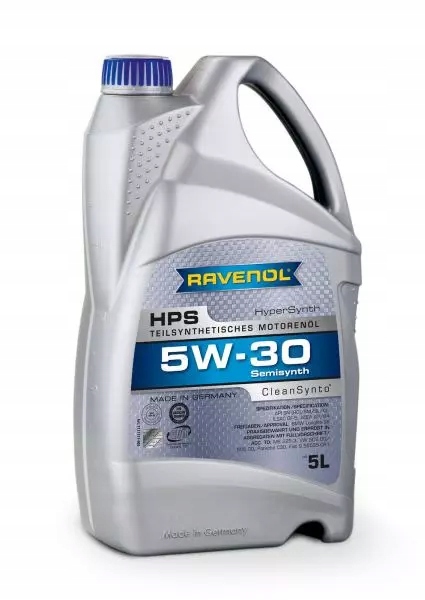 RAVENOL HPS CLEANSYNTO OLEJ SILNIKOWY 5W30 8L Rodzaj półsyntetyczne