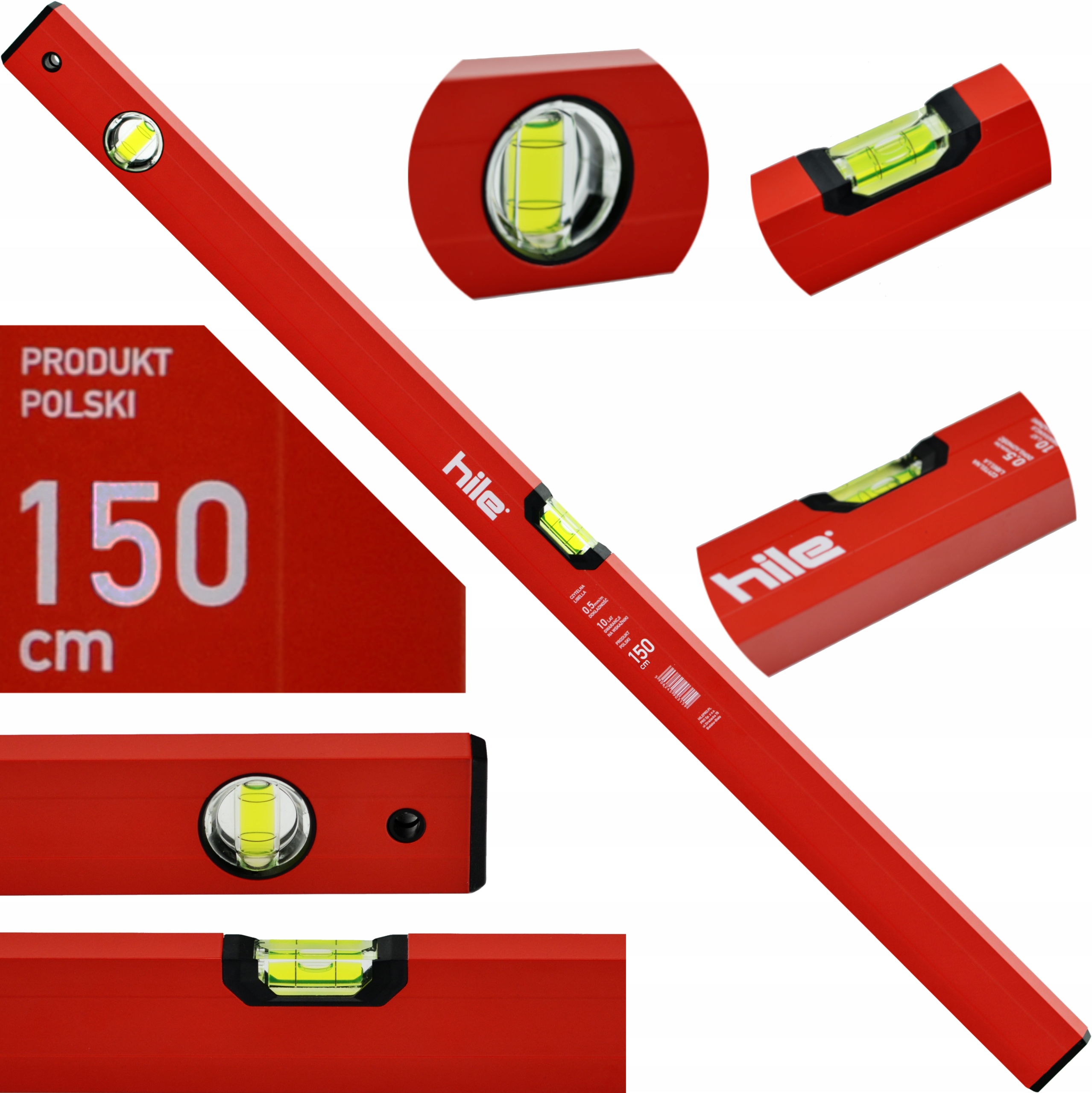 

Poziomica Poziomnica 150 cm Aluminiowa Pro Hile