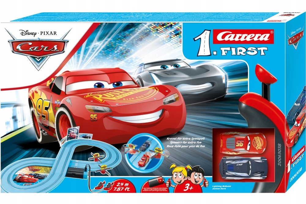 

Carrera First Tor Wyścigowy 2,4m Disney Cars Auta
