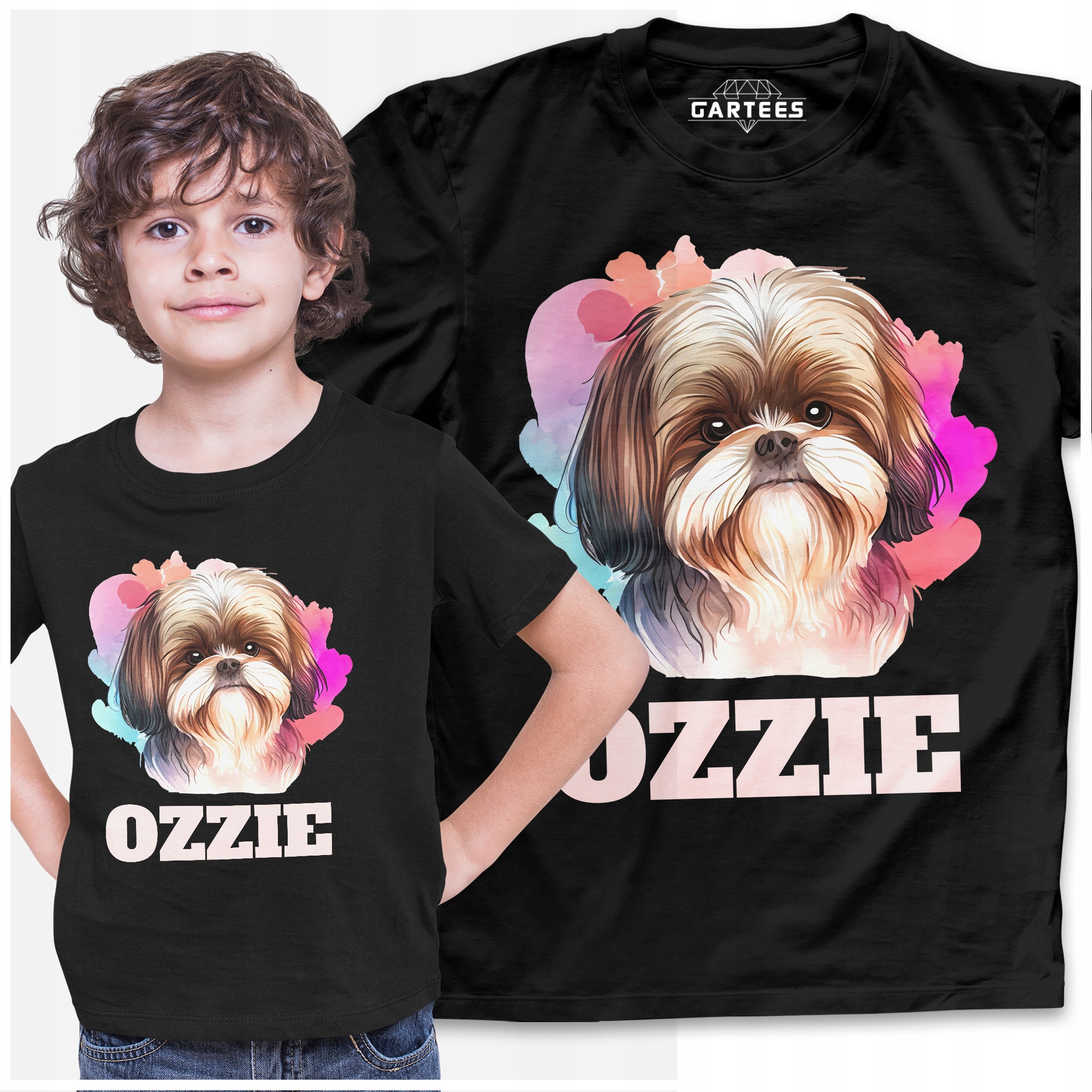 

Koszulka Dziecieca Rasa Shih Tzu Imię Mojego Psa