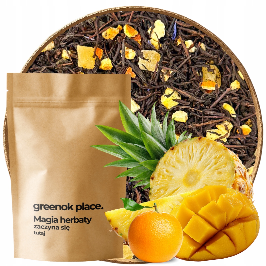 Levně Čaj černý Mango Ananas 1000 g Ceylon pomeranč mango lyofilizovaný