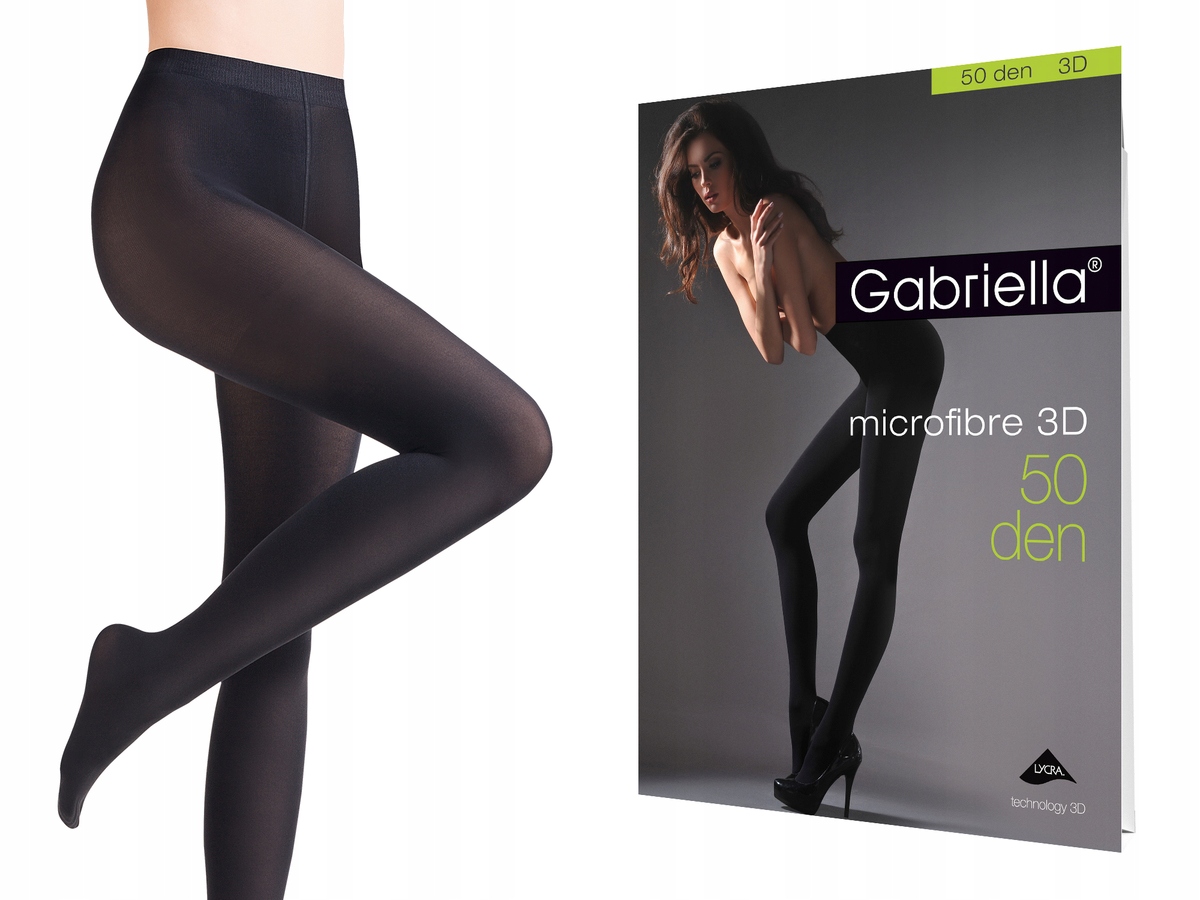 

Rajstopy ocieplane Microfibre 3D 50den Grafit roz4