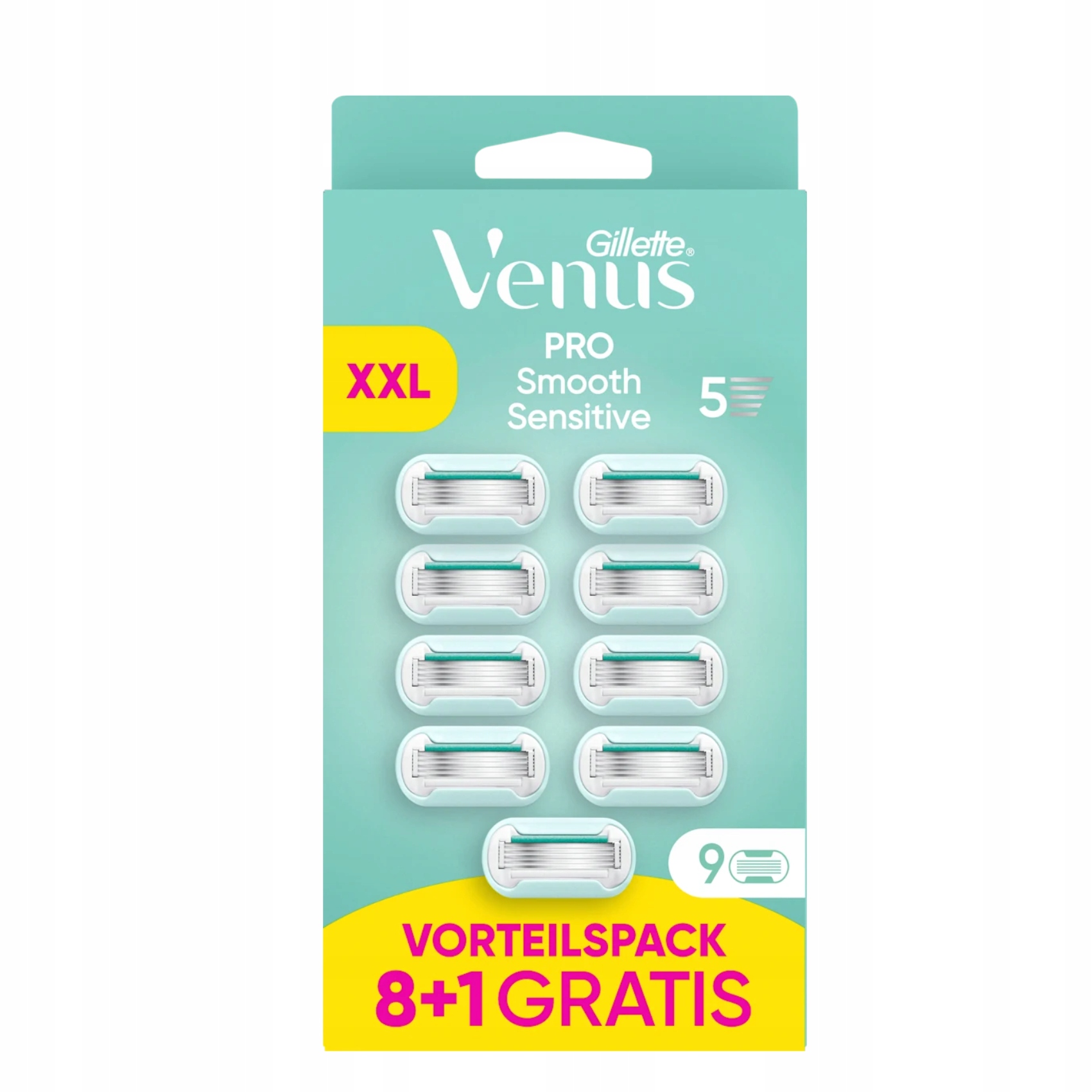 Gillette Venus Pro Smooth Sensitive náplně do strojku 9 ks