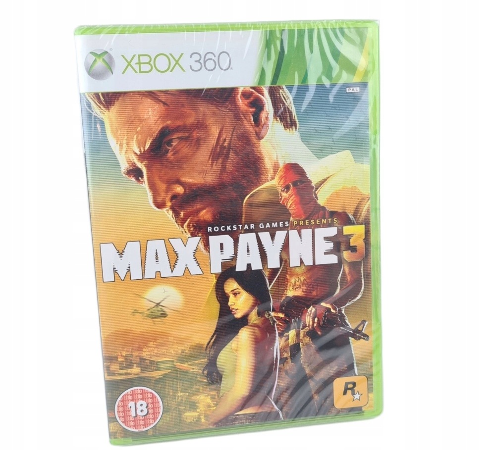 Nowa Max Payne 3 III Xbox 360 Pal Premierowe Angielskie Wydanie Eng Uk