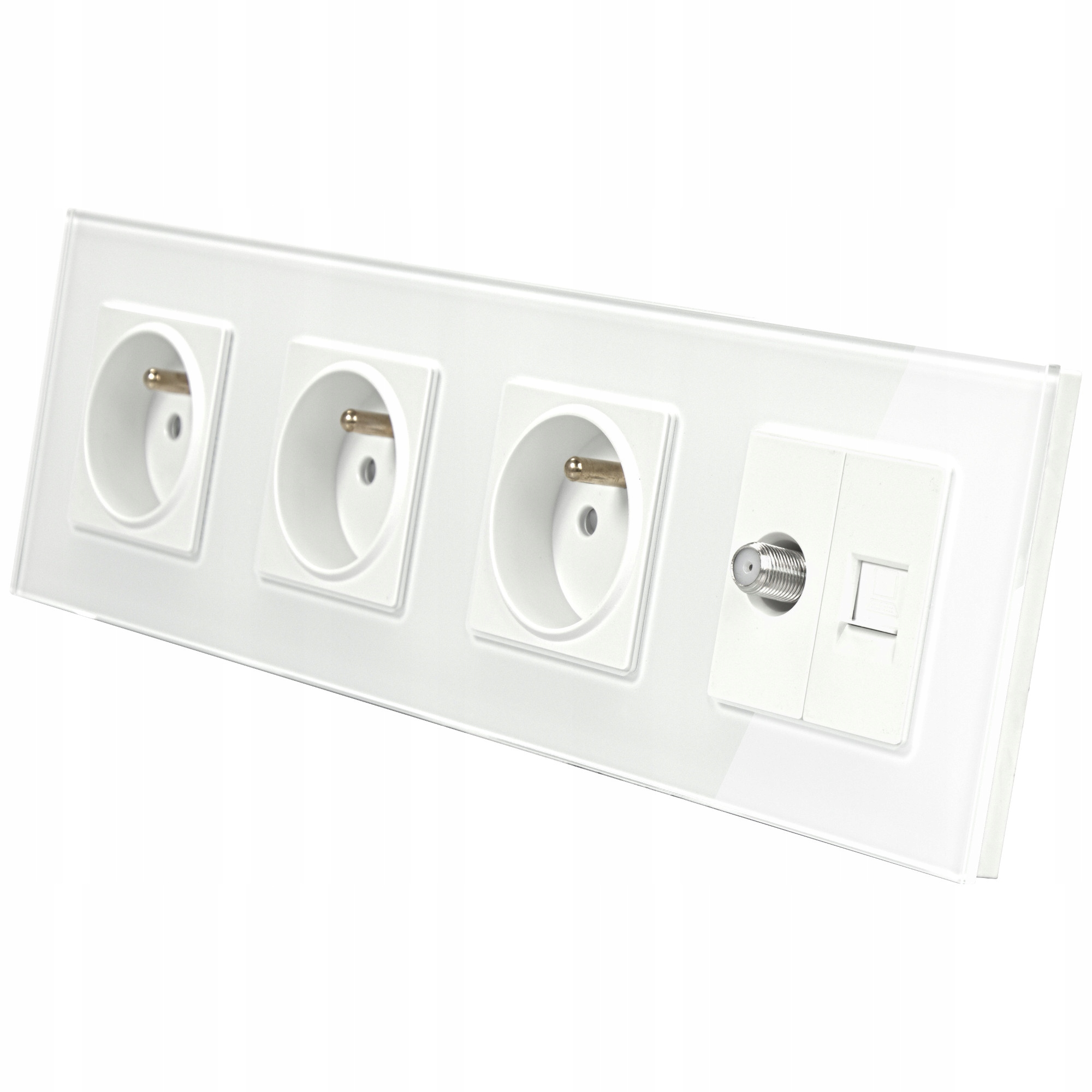 

Gniazdo Szklane Elektryczne Komputerowe RJ45 Sat