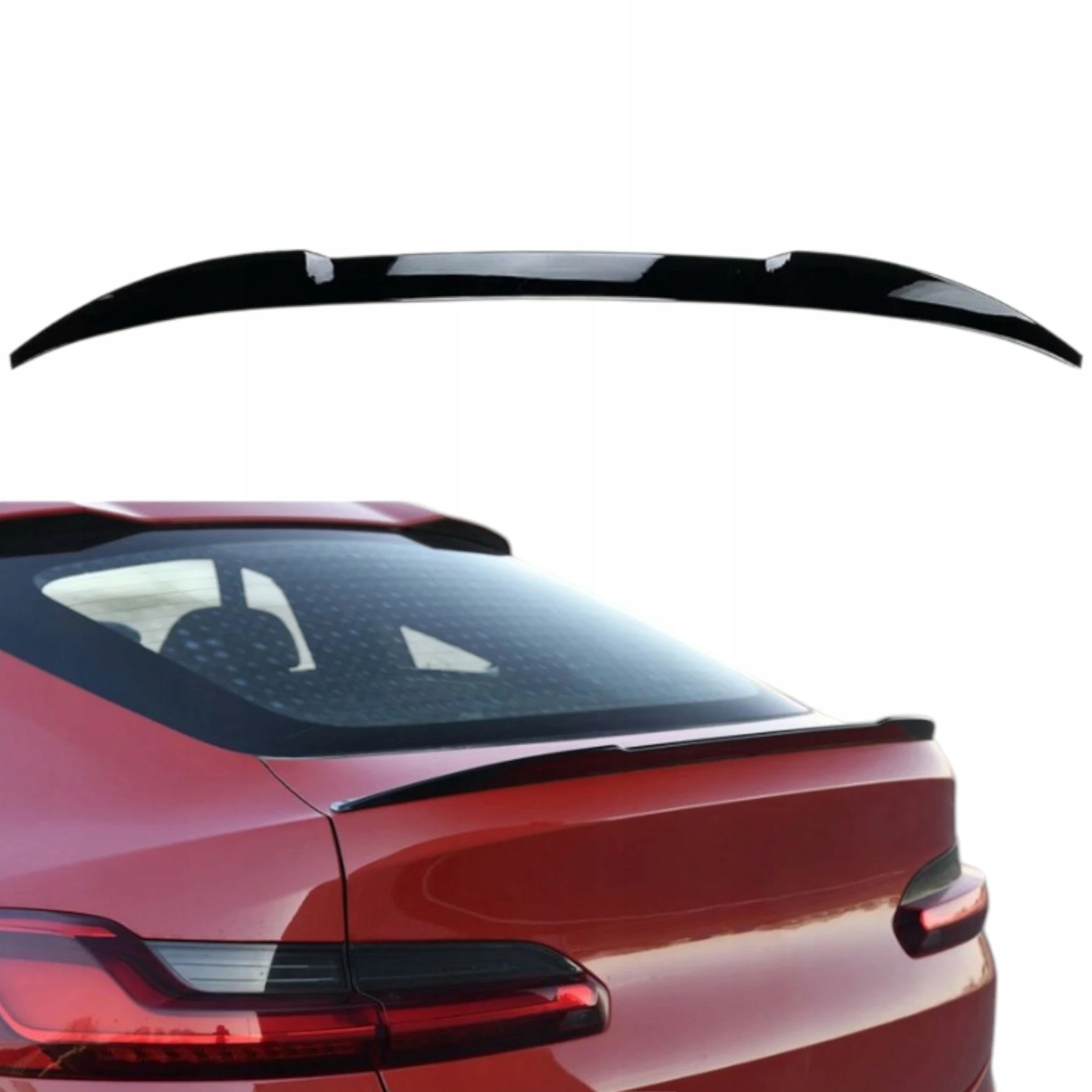 Bmw X4 G02 X4M F98 Letka Spoiler Zadní Krytka 2018+ Černý Lesk