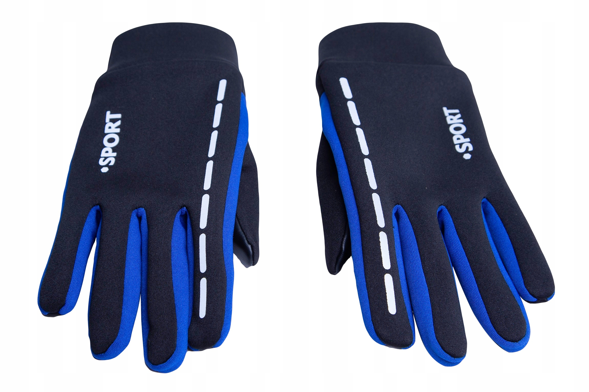 RĘKAWICZKI ROWEROWE M MĘSKIE ZIMOWE DAMSKIE CZARNE ODBLASK DOTYKOWE CIEPŁE Stan opakowania oryginalne