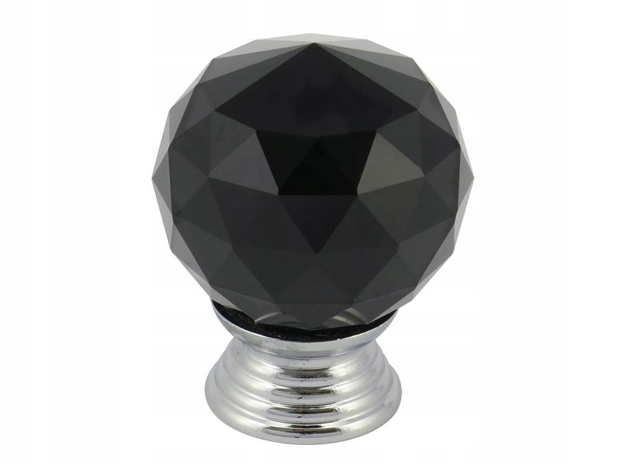 

Gałka Meblowa Kryształowa Uchwyt 001-30 MM Czarna