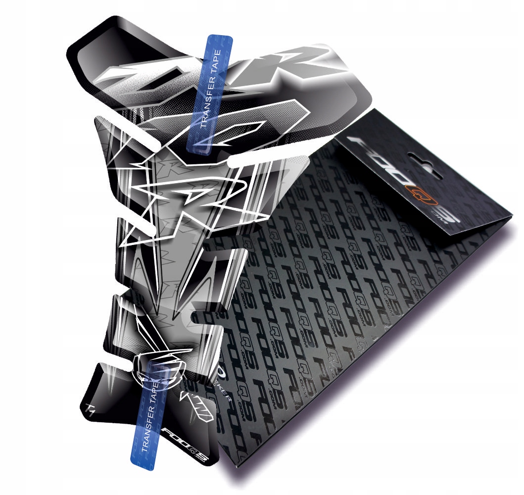 Tank-pad od firmy Fooqs pro Kawasaki ZX-10-R Stříbrný