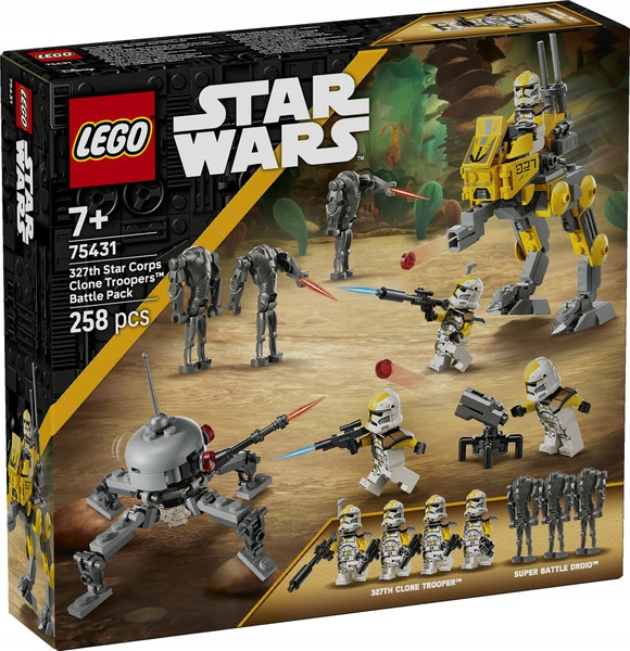 Lego Star Wars 75431 Bojová sada klonoví vojáci z 327. korpusu