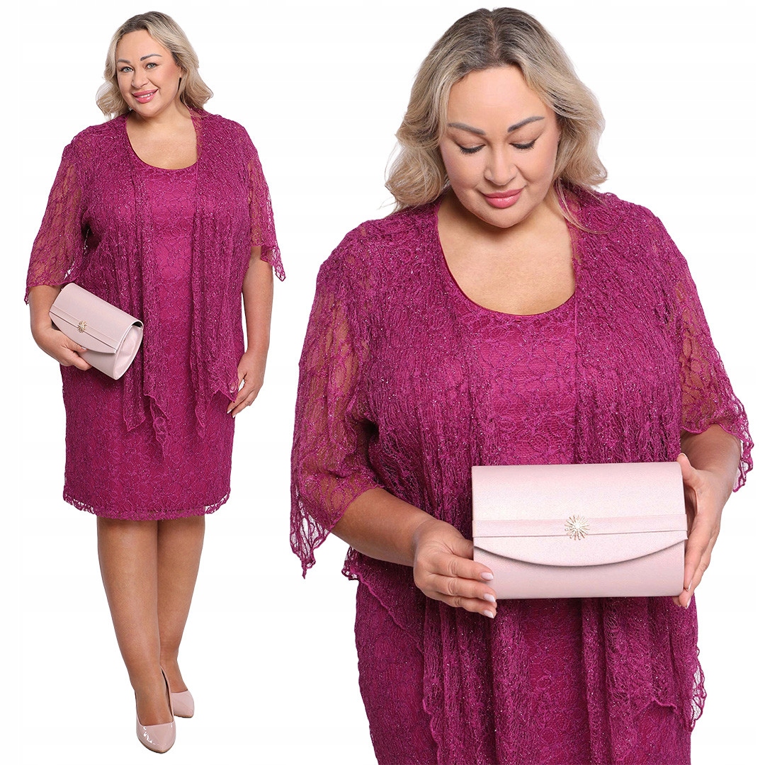 Růžově perleťová psaníčko s ozdobou Uni.