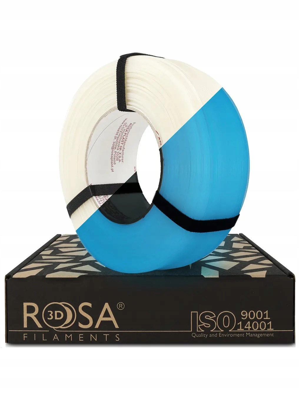 Filament Rosa3d ReFill Pet-g Standard Hs 1,75 mm Glow in the Dark Blue 1 kg