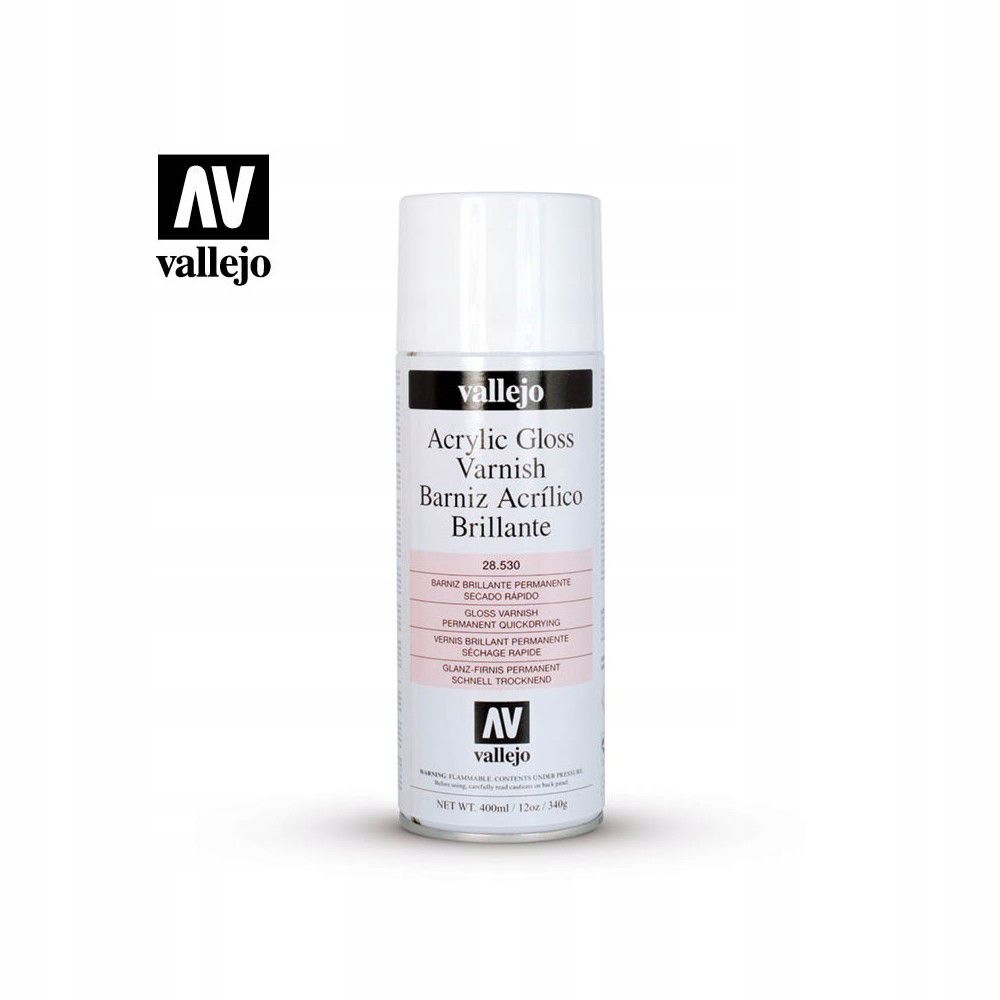 Vallejo Lak Sprej Lesklý 400 ML. 28530 [modelářství]