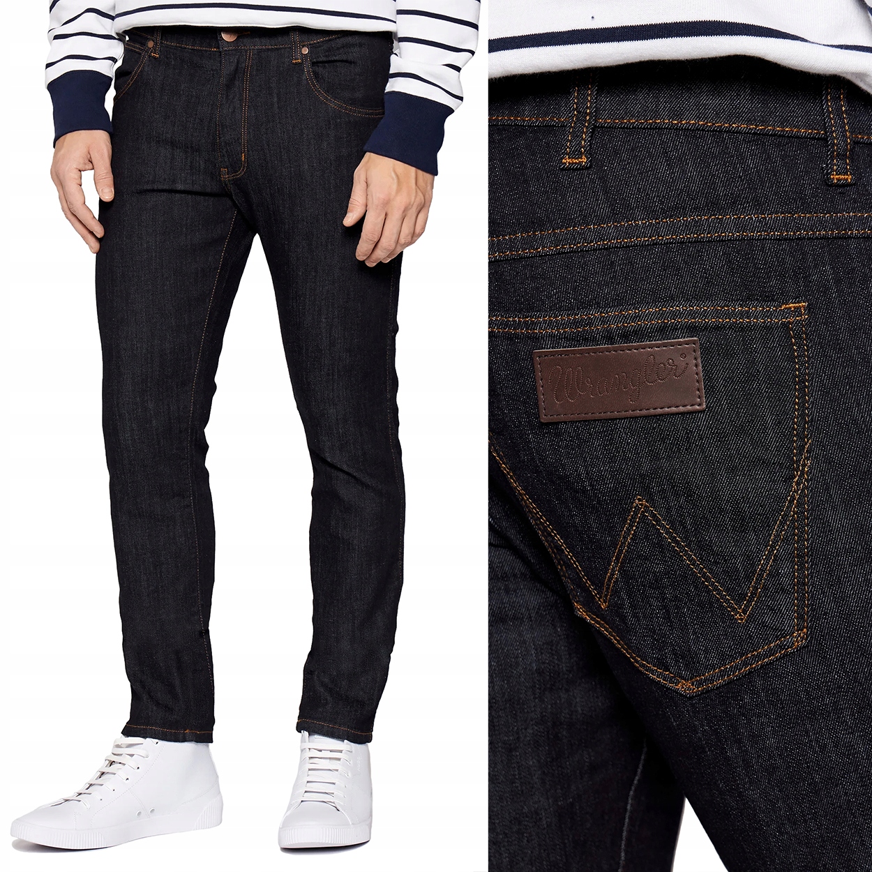 

Wrangler Larston Slim W18SP690A Dark Rinse W32 L34