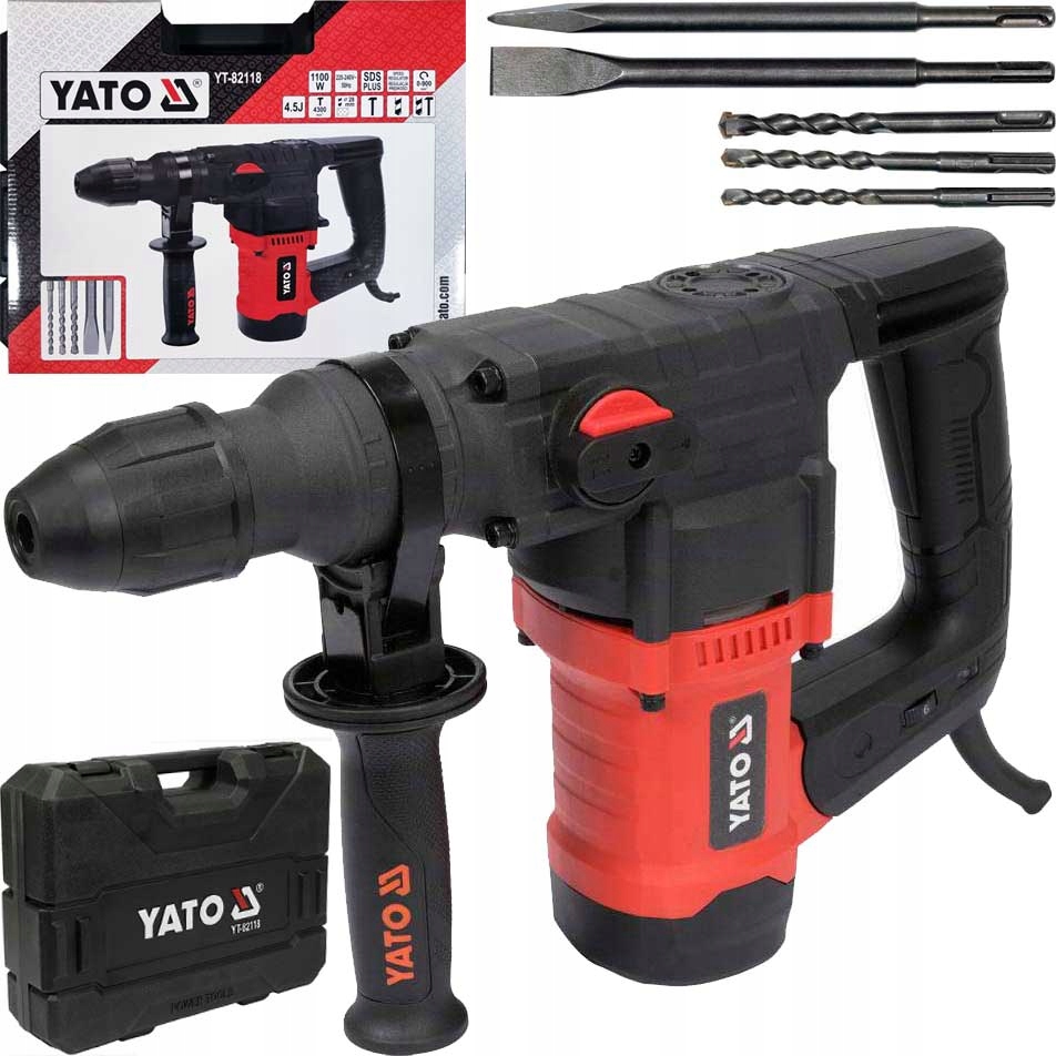 MŁOT UDAROWO-OBROTOWY SDS PLUS 1100W 4,5J 3 FUNK. EAN (GTIN) 5906083090769