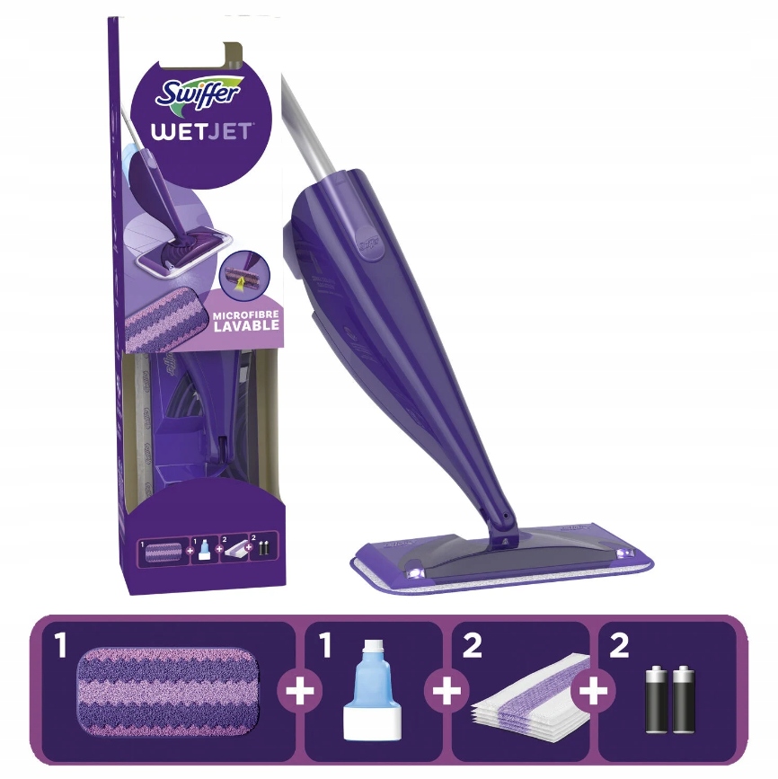 Levně Plochý mop Swiffer, Defekt!