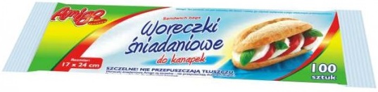 

Amigo Woreczki Śniadaniowe 100szt.