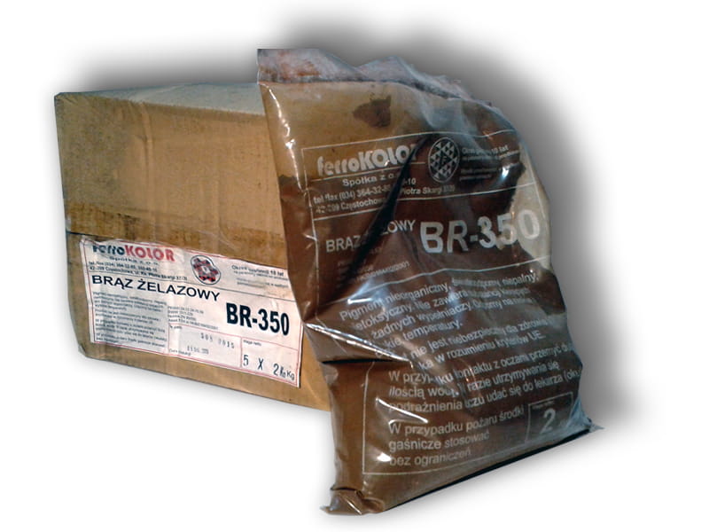 

Barwnik do betonu, Pigment, Farba Brąz JASNY-2KG