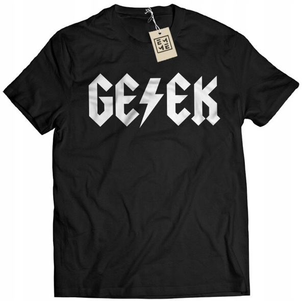 

Koszulka Geek Acdc czarna S
