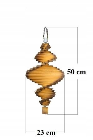 

Świderek, kręcioł ogrodowy ozdoba 40 cm przypalany