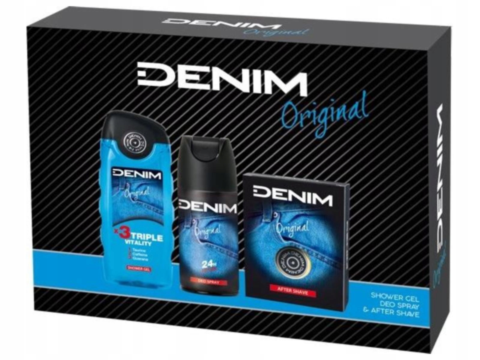 

Denim zestaw Original (woda a/s, żel, dezodorant)
