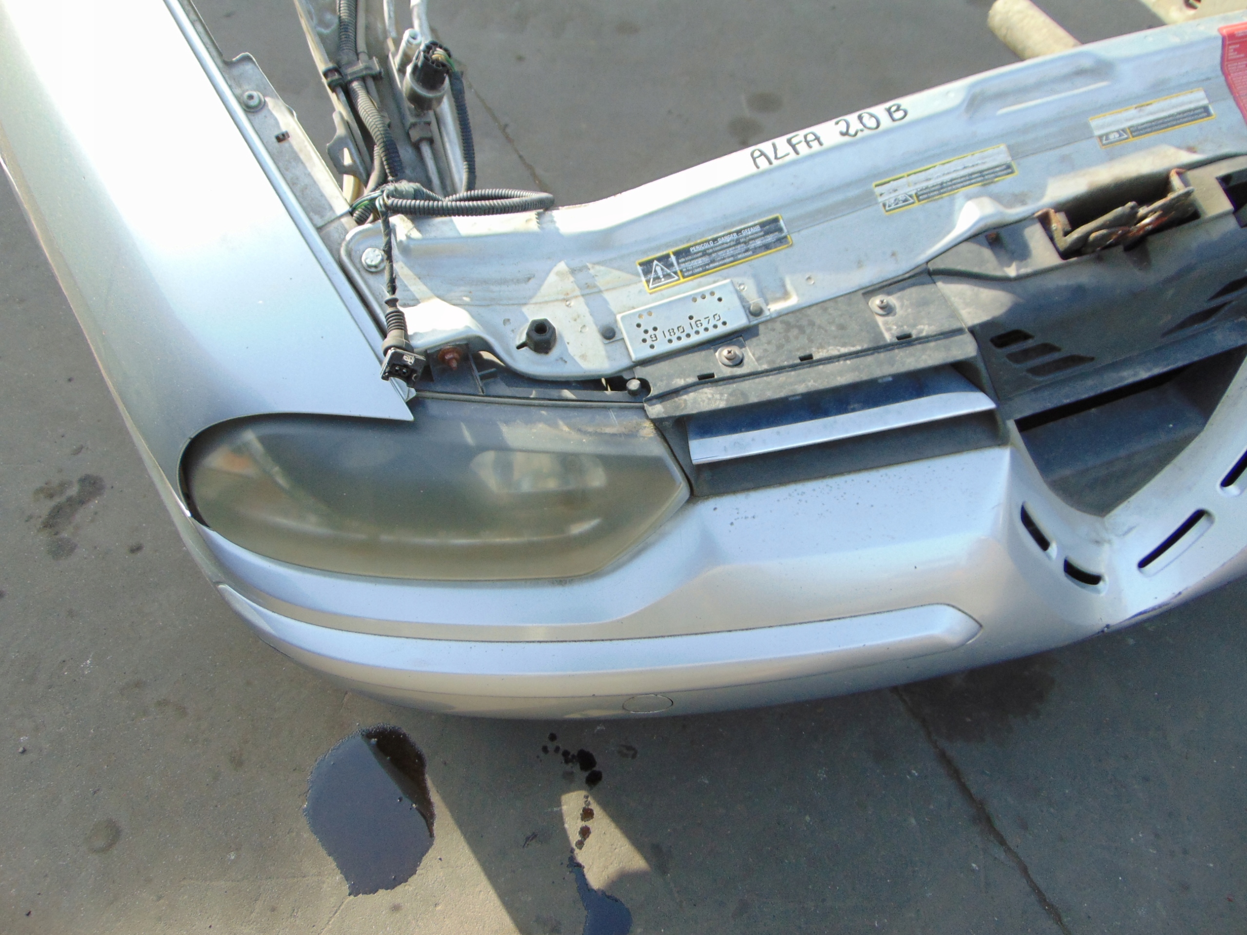 ALFA ROMEO 156 1.8 TS paraurti fanale faro anteriore radiatore KPL
