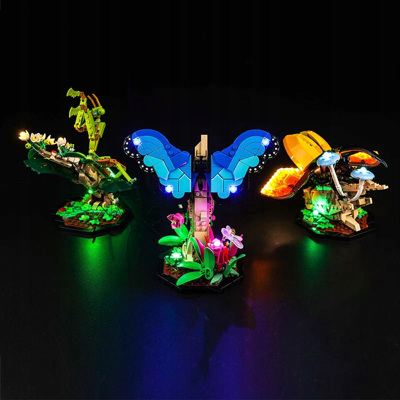 Oświetlenie Led do zestawu Lego Kolekcja owadów 21342 The Insect Collection