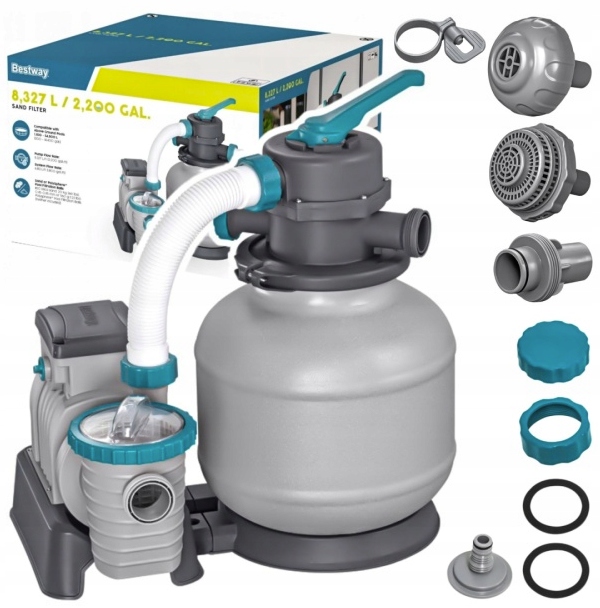 Filtrační písková pumpa Bazén Pískový filtr Čerpadla 8327 L/h 58499