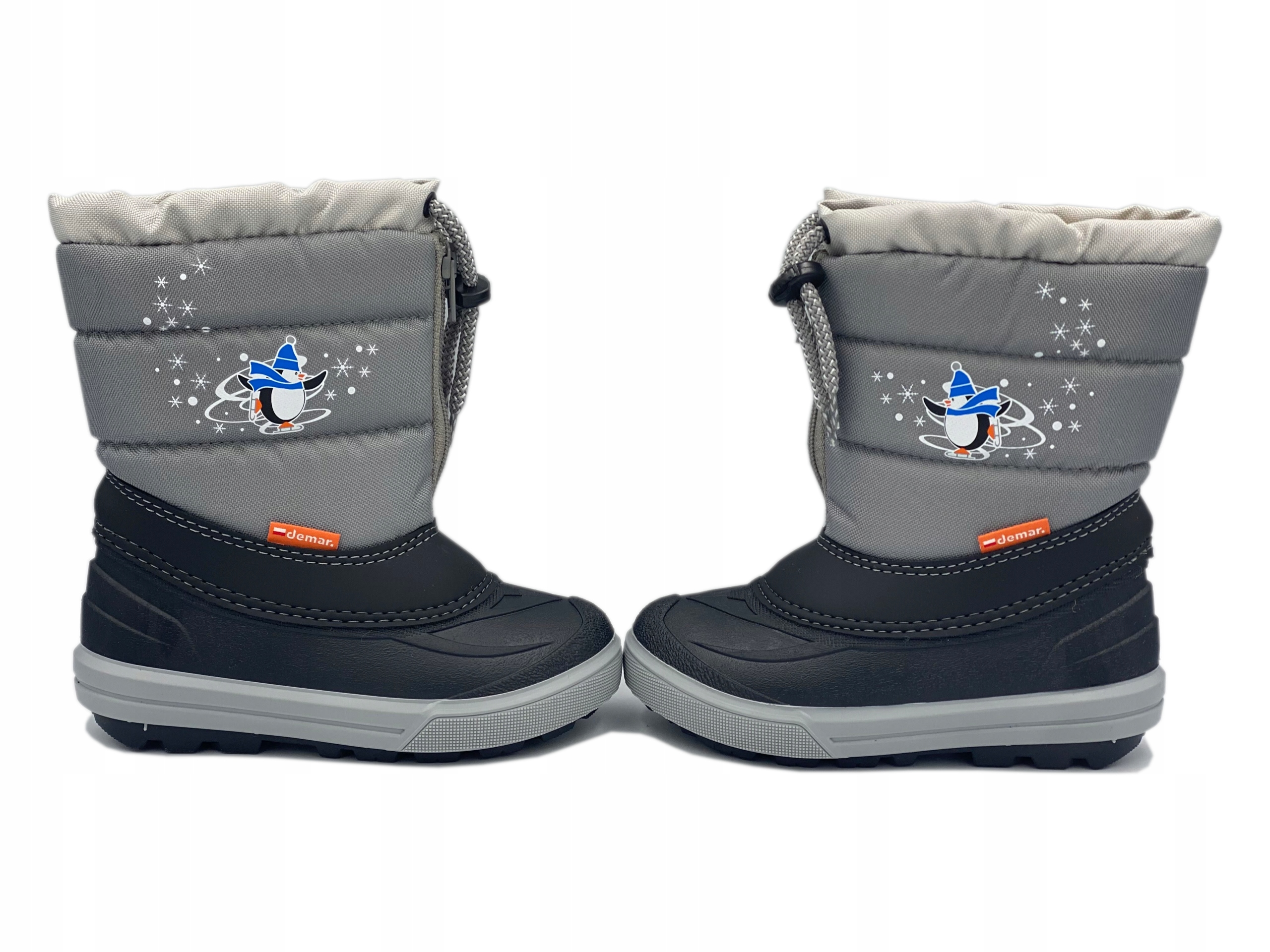 Demar Śniegowce KENNY Ocieplane Naturalna Wełna, szare roz. 22/23C Rozmiar (new) 22