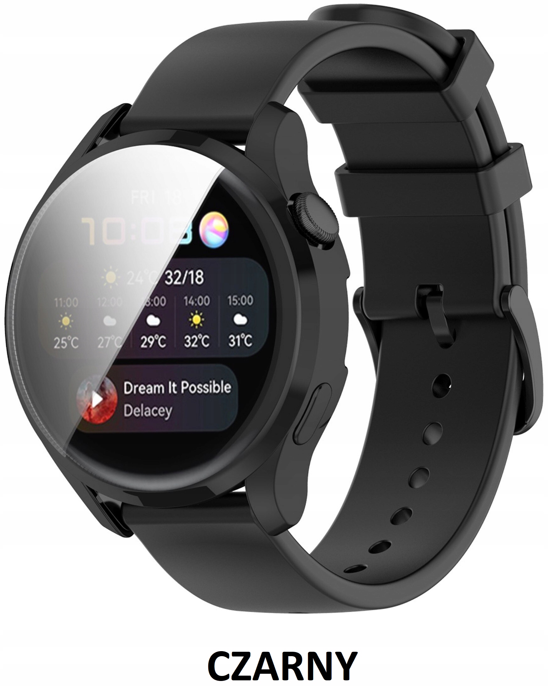 CASE ETUI NAKŁADKA 2w1 DO HUAWEI WATCH 3 46MM Materiał guma